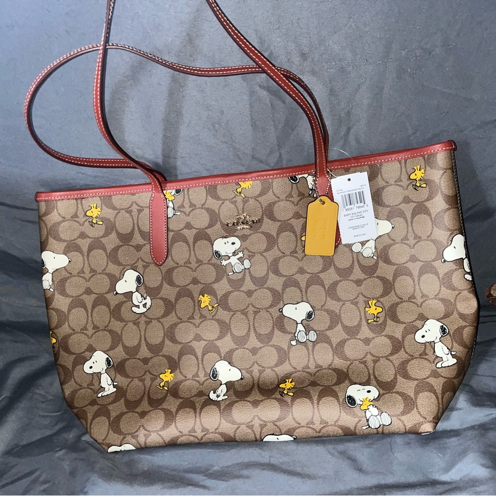 Coach Snoopy Tote Bag